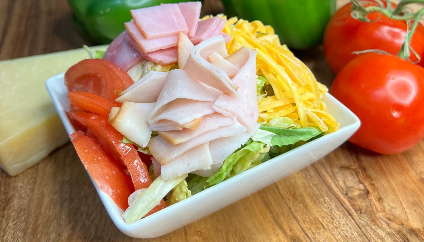 Turkey and Ham Chef Salad image